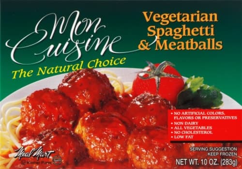 Mon Cuisine Vegetarian Spaghetti & Meatballs