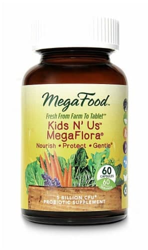 Megafood Kids N' Us Megaflora Probiotic Supplement Capsules
