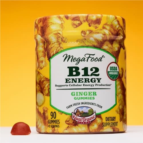 Megafood B12 Ginger Energy Gummies