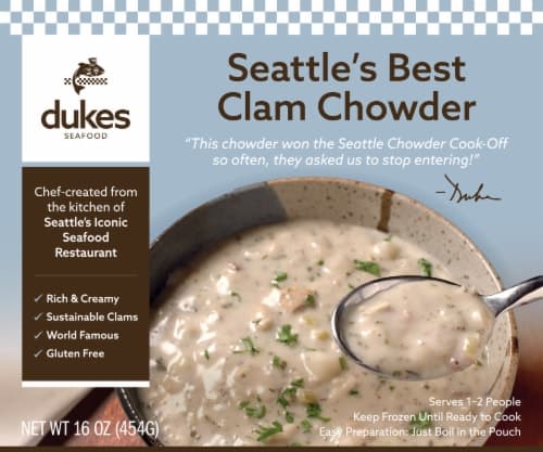 Duke'S Seafood Seattle'S Best Clam Chowder  Meal
