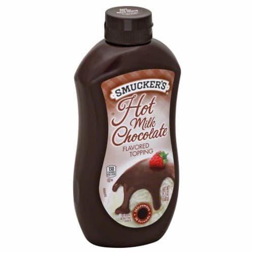 Smucker'S Hot Milk Chocolate Flavored Topping.