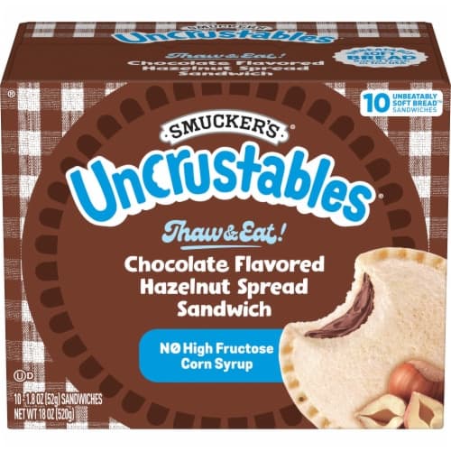 Smucker'S Uncrustables Chocolate Hazelnut Spread Sandwich