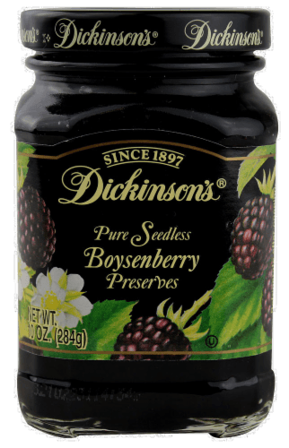 Dickinsons Preserves, Pure Seedless, Boysenberry