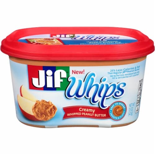 Jif Whips Peanut Butter, Whipped, Creamy