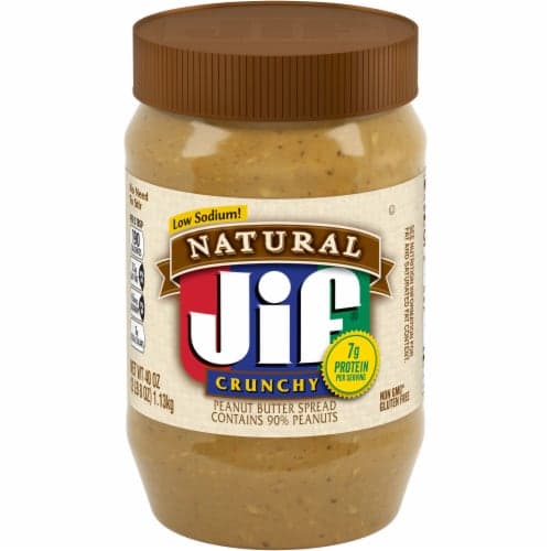 Jif Natural Crunchy Peanut Butter Spread
