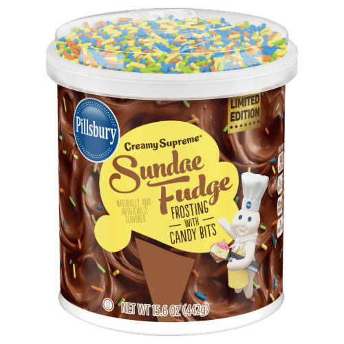 Pillsbury Creamy Supreme Frosting, With Candy Bits, Sundae Fudge