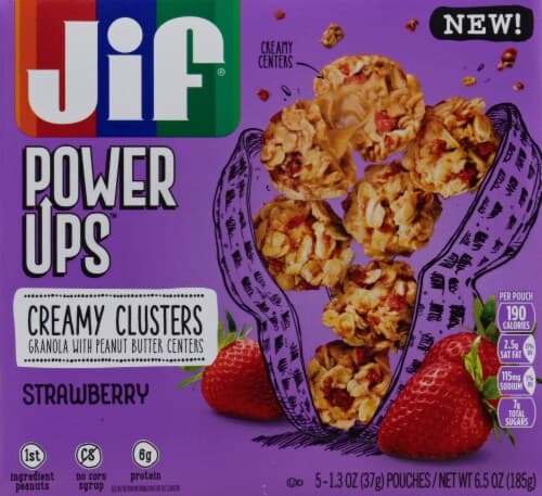 Jif Powerups Granola With Peanut Butter, Strawberry