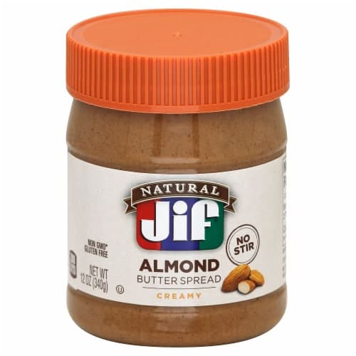 Jif Natural Butter Spread, Almond, Creamy