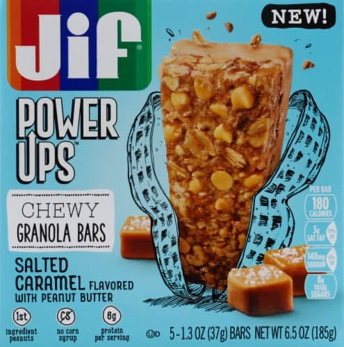 Jif Granola Bars, Chewy, Salted Caramel