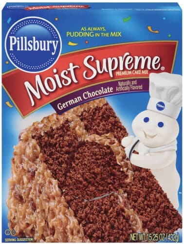 Pillsbury Moist Supreme German Chocolate Cake Mix