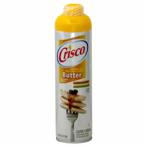 Crisco No-Stick Butter Cooking Spray Aerosol