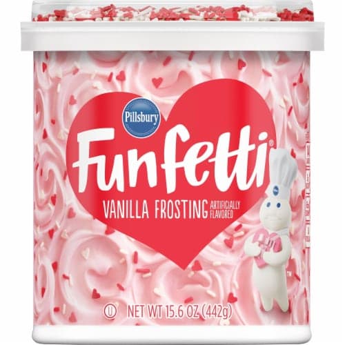 Pillsbury, Funfetti - Frosting, Valentine'S, Vanilla