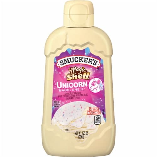 Is it Low FODMAP? Smucker's Magic Shell Unicorn White Cupcake Flavored Topping, 7.25 Ounces