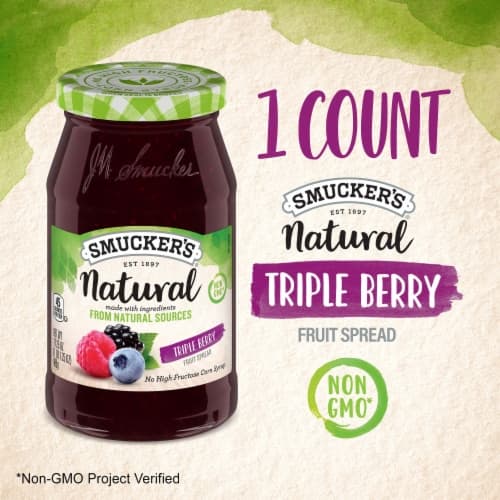 Smucker Triple Berry Natural Spread