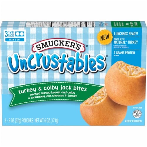 Smucker'S Uncrustables Turkey & Colby Jack Cheese Bites