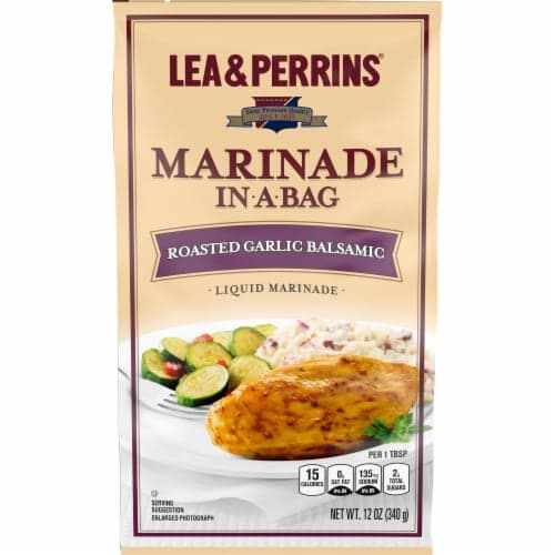 Lea & Perrins Roasted Garlic Balsamic Marinade In A Bag