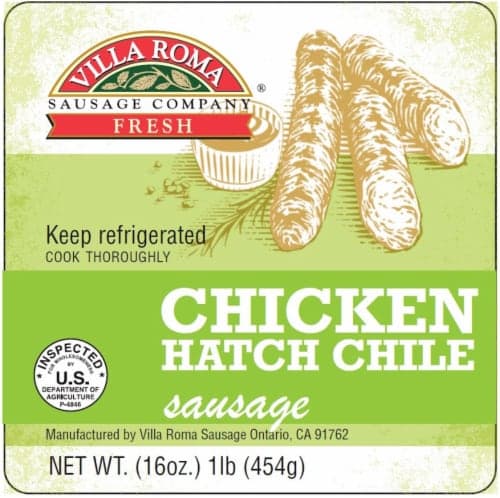 Villa Roma Chicken Hatch Chili Sausage