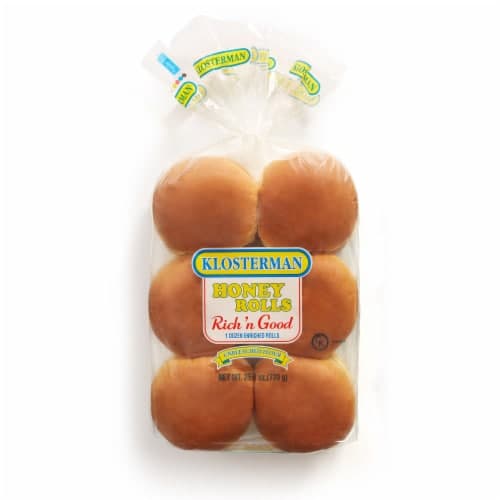 Klosterman Rich 'N Good Honey Hamburger Buns