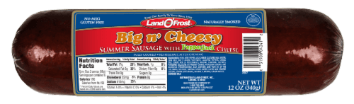 Land O'Frost Summer Sausage, With Pepper Jack Cheese, Big N' Cheesy