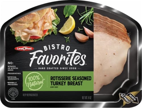 Land O Frost Seasoned Turkey Bistro Favorites Natural Rotisserie