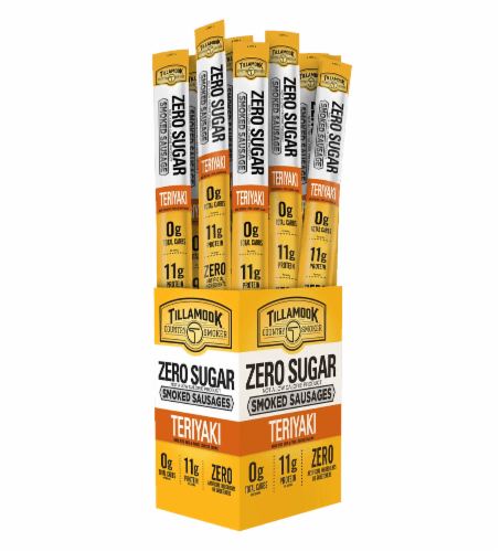 Tillamook Country Smoker Zero Sugar Teriyaki Smoked Sausage