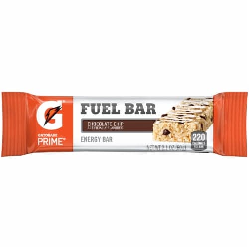 Gatorade Prime Chocolate Chip Energy Bar. Wrapper