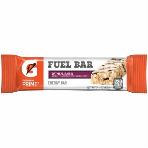 Gatorade Prime Oatmeal Raisin Energy Bar. Wrapper