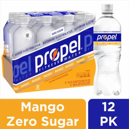 Propel Zero Sugar Electrolyte Mango Flavored Bottled Water