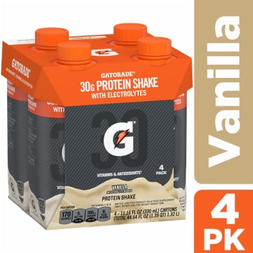 Gatorade Super Shake Vanilla Ready To Drink Protein Shakes