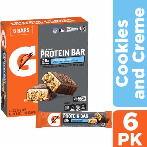 Gatorade Cookies & Creme Protein Bars