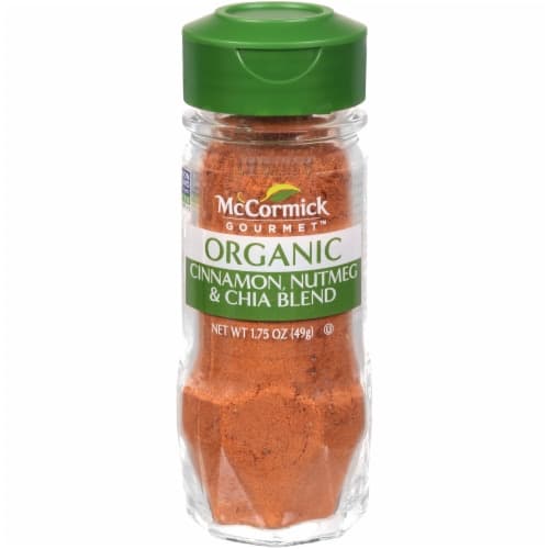 Mccormick Gourmet Organic Cinnamon & Nutmeg With Chia Seasoning