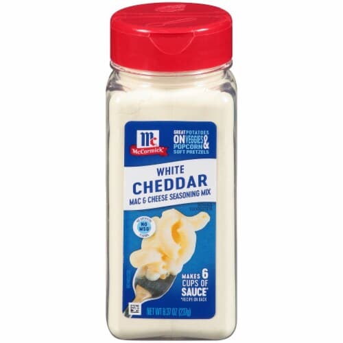 Mccormick White Cheddar Mac & Cheese Seasoning Mix Shaker