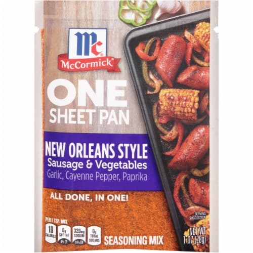 Mccormick New Orleans Style Sausage & Vegetables One Sheet Pan Seasoning Mix