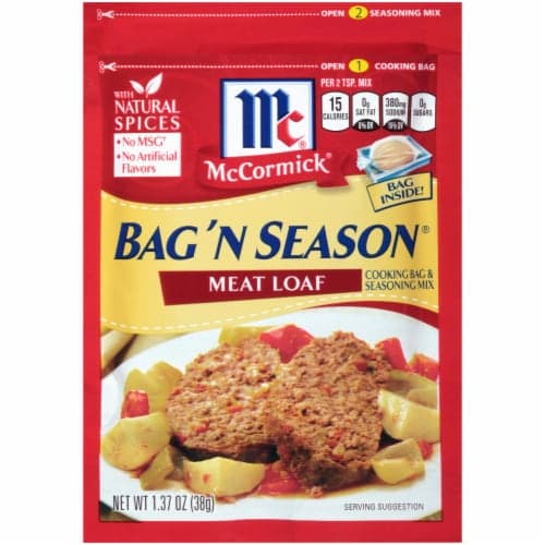 Mccormick Bag 'N Season Meat Loaf Cooking & Seasoning Mix