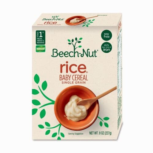 Beech Nut Homestyle Baby Cereal, Single Grain Rice, Stage