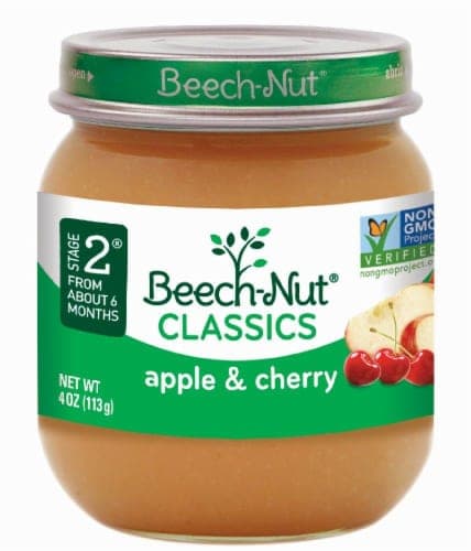 Beech Nut Classics Apple & Cherry, Stage 2 (From About 6 Months