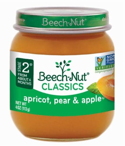 Beech Nut Classics Apricot, Pear & Apple, Stage 2 (From About 6 Months