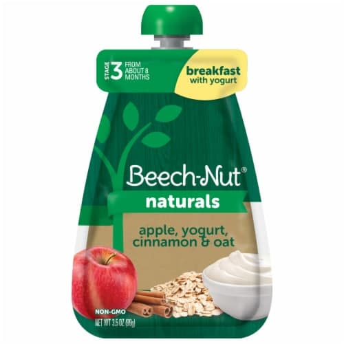Beech-Nut, Naturals - Apple, Yogurt, Cinnamon & Oat, Stage 
