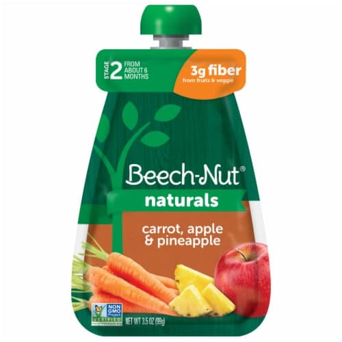 Beech-Nut, Naturals - Carrot, Apple & Pineapple, Stage 
