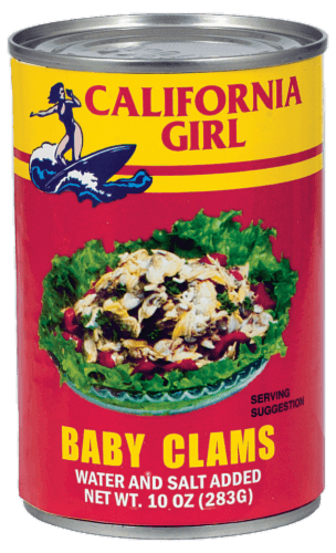 California Girl Baby Clams