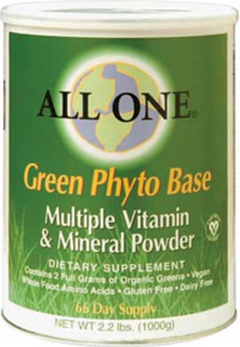All One Nutritech  Green Phyto Base Multiple Vitamin And Mineral Powder