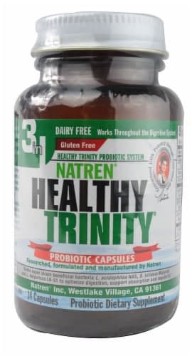 Natren  Healthy Trinity Probiotic Capsules