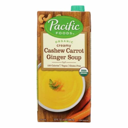 Pacific Natural Foods Carrot Ginger Soup - Organic Cashew