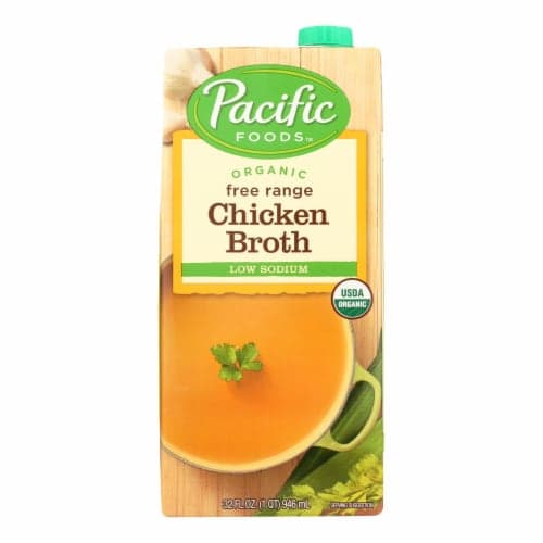 Pacific Natural Foods Organic Low Sodium Broth - Chicken