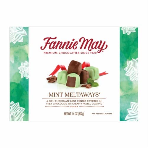 Fannie May Mint Meltaways Chocolate Candies