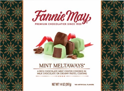 Fannie May Mint Meltaways Holiday