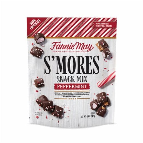 Fanny May Peppermint S'Mores Snack Mix Dark Chocolate