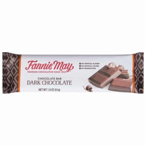 Fannie May Dark Chocolate Bar