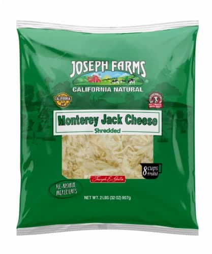 Joseph Farms Monterey Jack Shredded Cheese