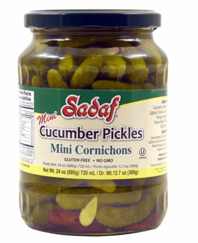 Sadaf Mini Cucumber Pickles Mini Cornichons